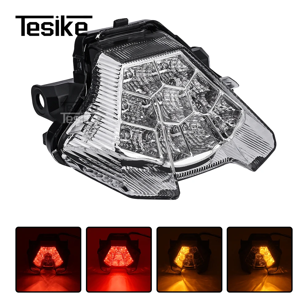 Tail Light For Yamaha MT-07 2018-2024 MT07 Series Motorcycle DRL Brake Taillight Integrated turn signal function