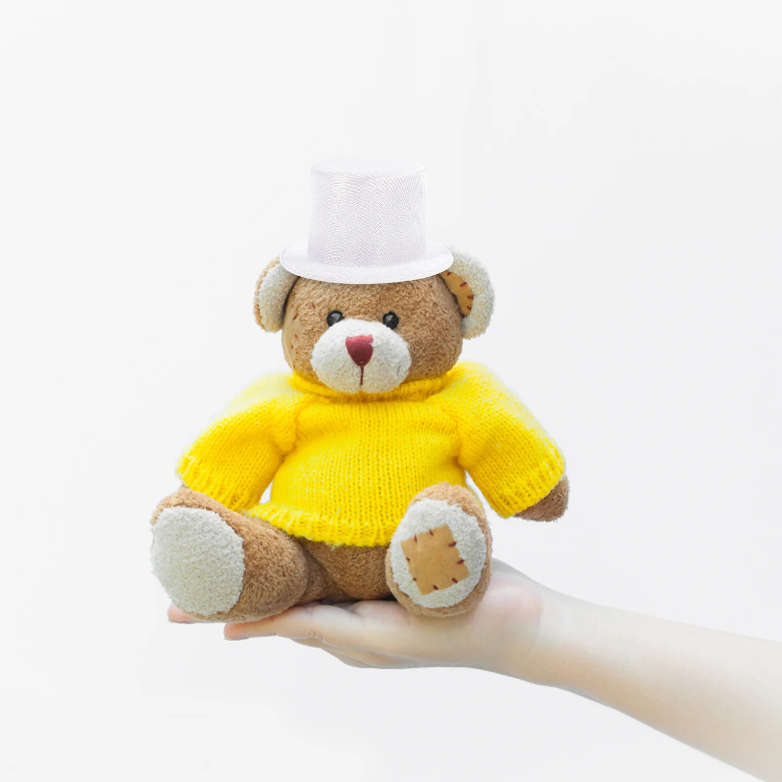 

Mini Snowman Hats 2pcs Set DIY Christmas Craft Ornament Tiny Hat Xmas Home Decoration Santa Claus Top Hat