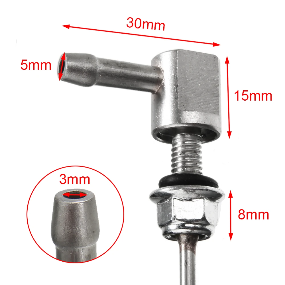 Radiador do carro Fuel Bracket Pipe, Água Tanque de Água Admissão, Baixa Posição Pipeline, Acessório para Carro Sistema de Abastecimento Combustível, 49 centímetros