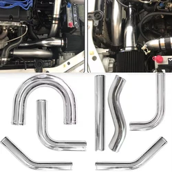 51/63/76mm 2/2.5/3 Inch Car Turbo Air Vent Pipe  0 45 90 180 Degree LS Type Aluminium Tube Universal Racing Cold Air Intake Pipe