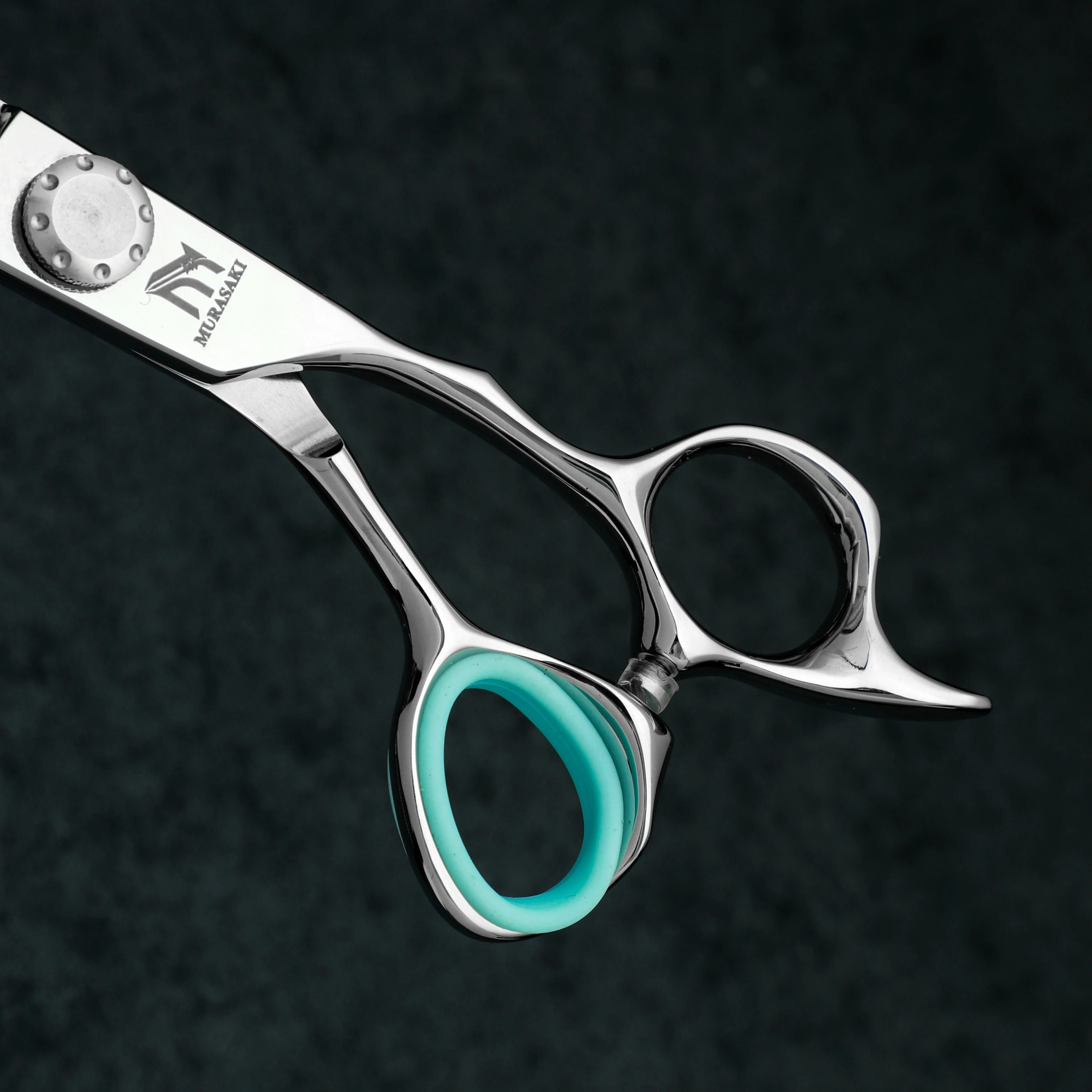 

MURASAKI 6.0 Inch Professional Barber Scissors Japan 440C Steel Hairdressing Tools for High-End Hair Cutting in Barber Shops