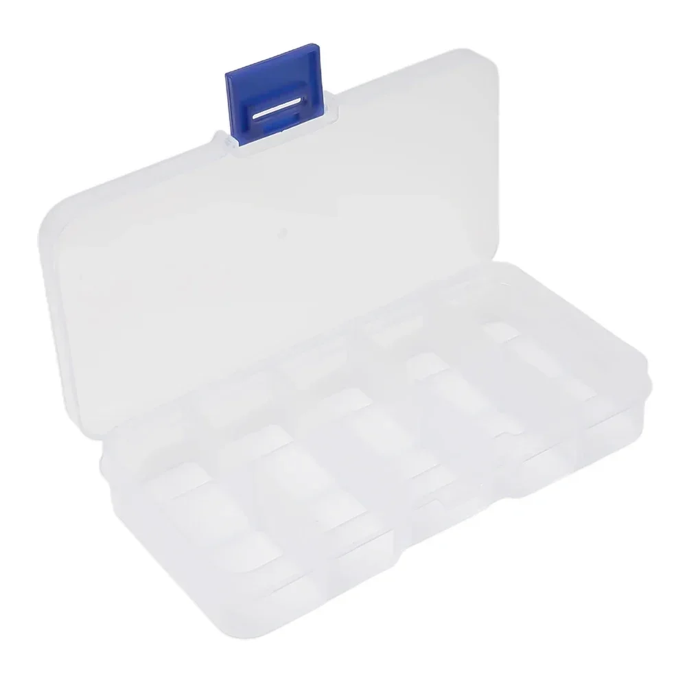 

White Case Plastic Storage Screws Jewelry Beads Crafts 10/15/24 1pc 3 Types Display Tray Holder Earring Charms