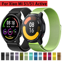 Magnetic Loop Bracelet For Xiaomi Watch S1 Active Smart Watch Strap Metal Wristband For Xiaomi Mi Watch Sport Color 2 Watch Band