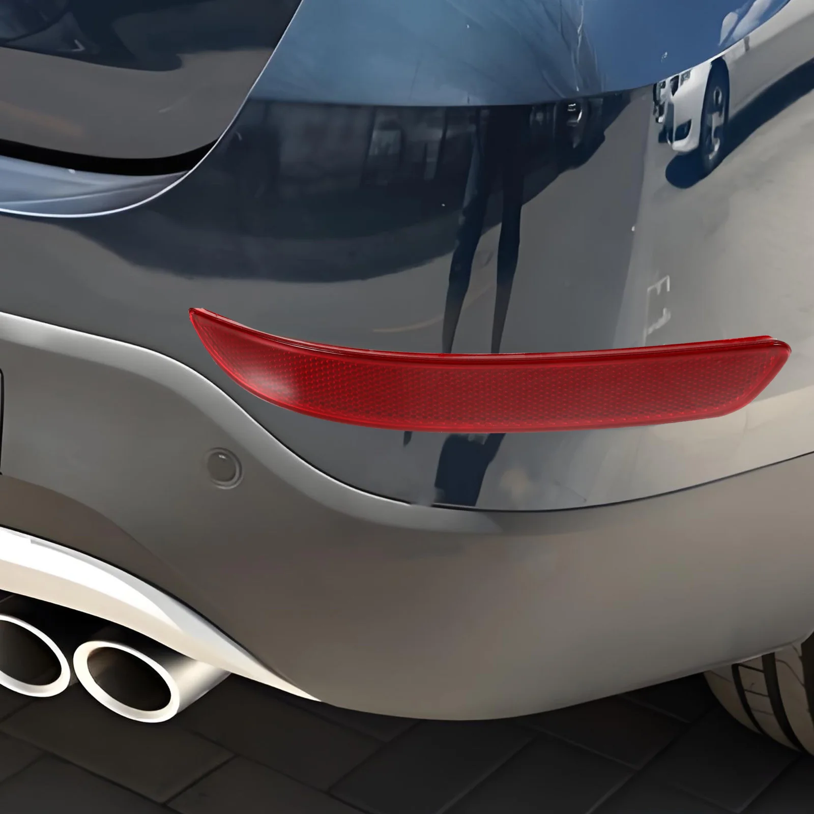 

Right Rear Bumper Reflector Lens E70 2007-2009 Replacement Auto Reflective Strip Car Rear Bumper Cover Vehicle Safety