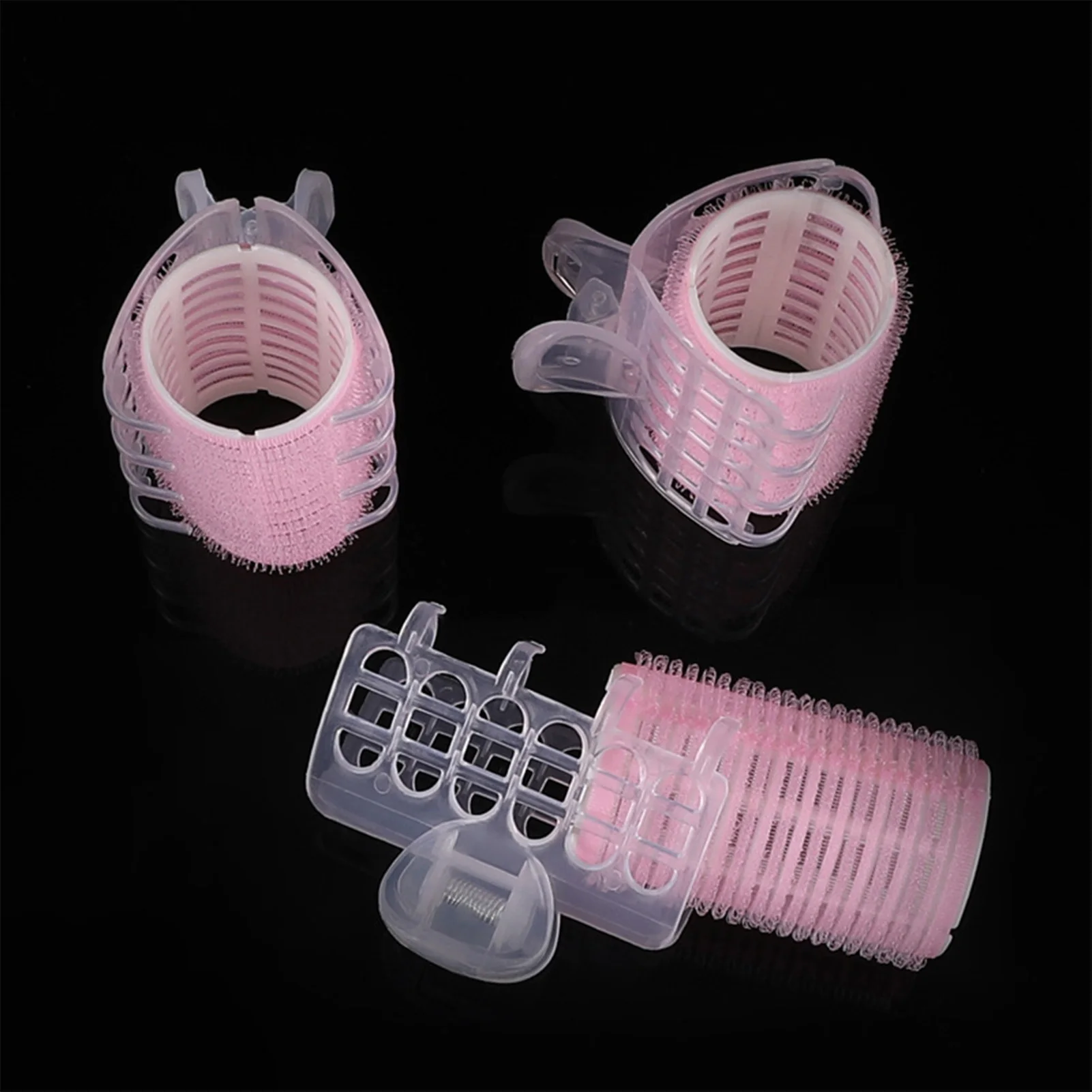 1pcs Self Grip Hair Rollers Heatless Hair Curlers No Heat Hair Bangs Volume Self-adhesive Hook & Loop DIY Styling Tools