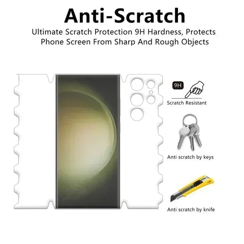 4IN1 Пленка-бабочка для Samsung S24 S23 S22 S21 S20 Ultra Plus Защитная пленка для экрана Samsung S21 S20 FE S10 S9 Plus Note 20 Ultra