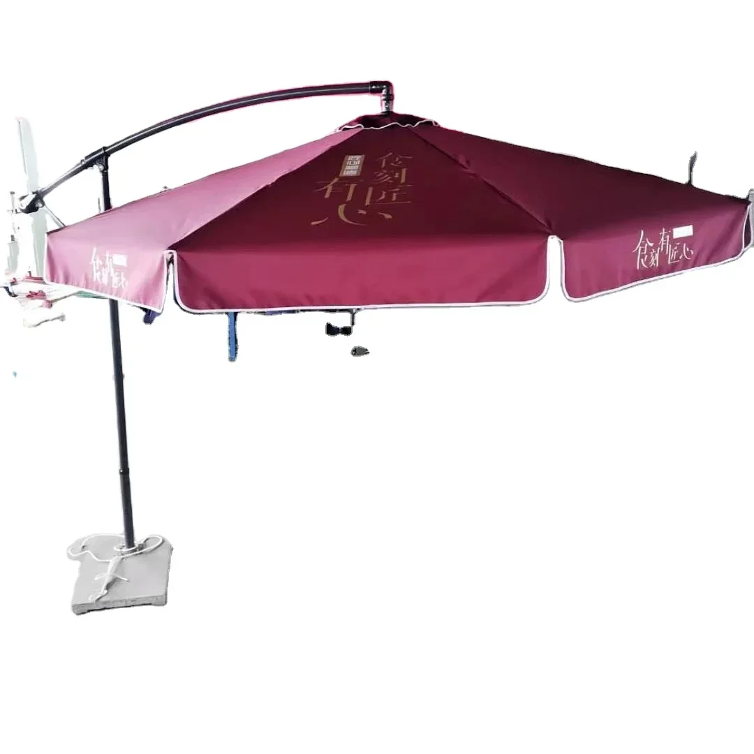 2026 8ft Waterproof Outdoor Garden Patio Umbrella with Push Button Tilt and Crank,market Umbrella Parasols with Base Modern 3M 1