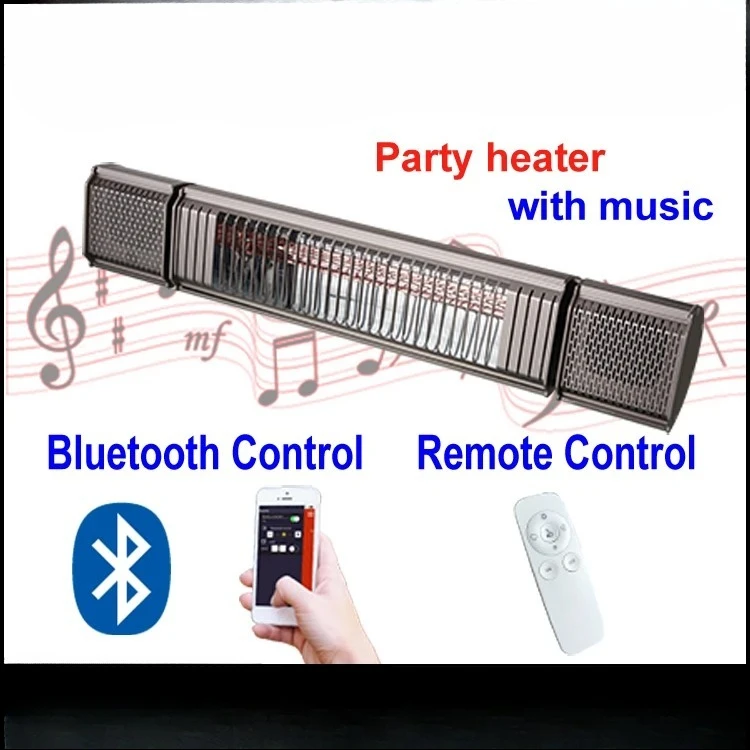 Waterproof IP65 Patio Heater with Long Life Time(garden Outdoor Heater) Silent and Economical Wall Mounting