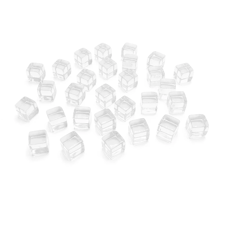 200 peças dados acrílicos coloridos 6 lados 8mm cubos branco canto quadrado cubos transparentes