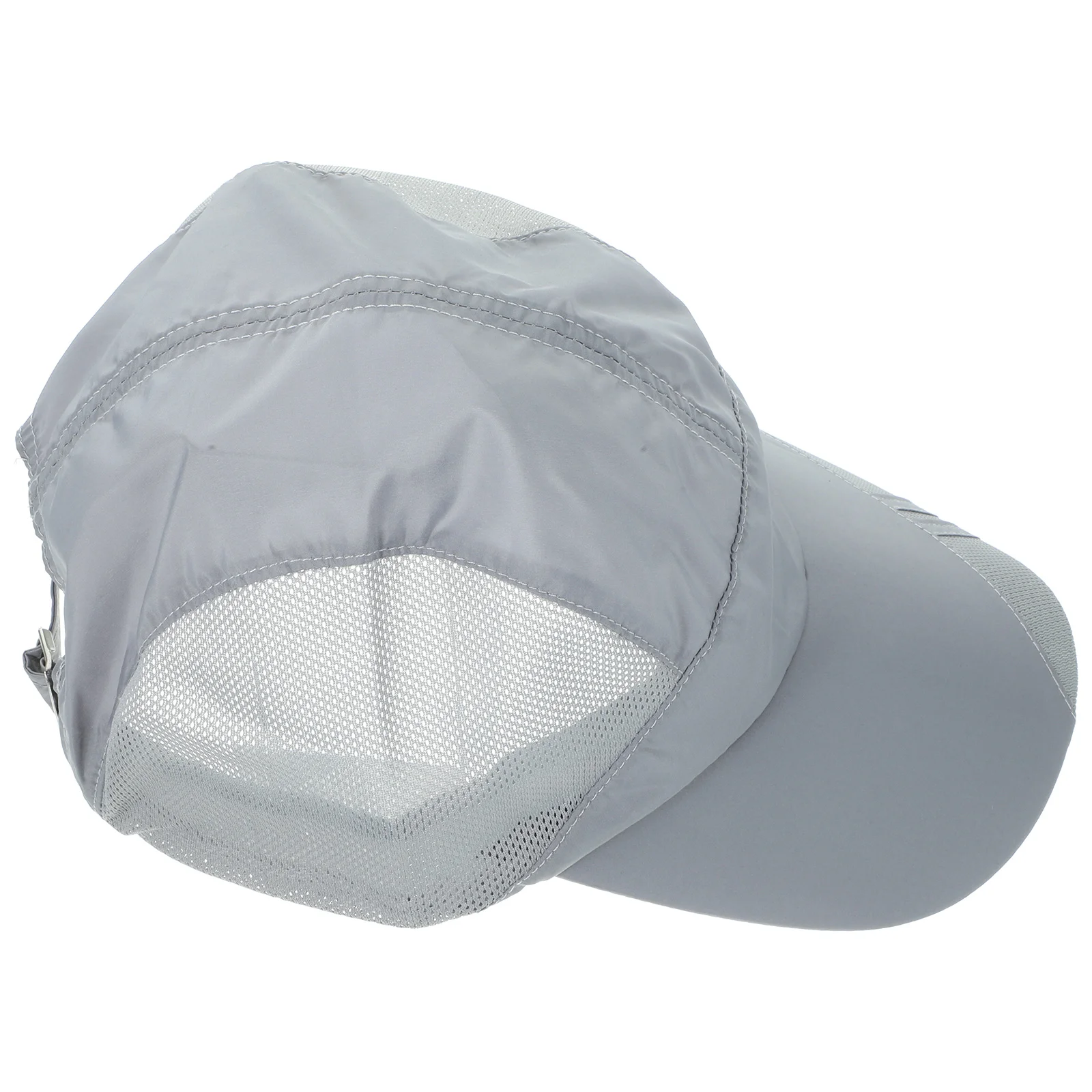 

Adult Long Brim Grey Baseball Outdoor Sun Hat Uv Protection Hat for Hiking Camping Fishing Comfortable Breathable