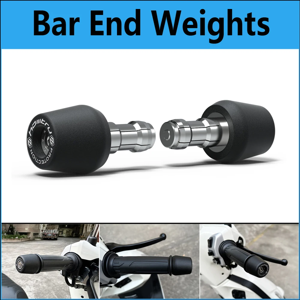 

Motorcycle Handle Bar End Weight Grips Cap For Kawasaki Z650 2017-2023