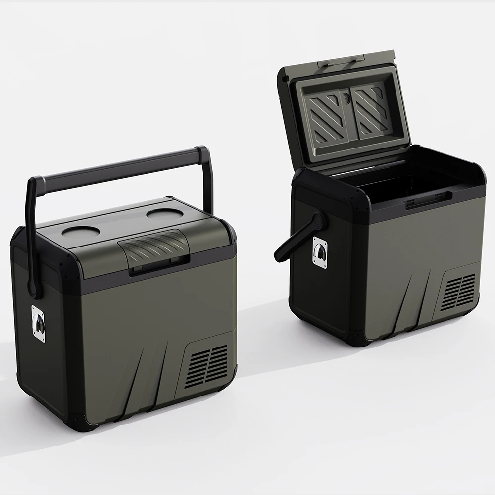 التيار المتناوب/تيار مستمر 18L صندوق تبريد OEM لسيارة RV جرار شاحنة ثلاجة 35 واط ثلاجة ثلاجة محمولة #1