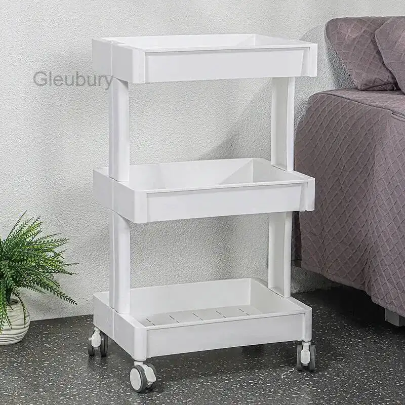 Storage Trolley Moving Trendy Luxury Barber Salon Tooltrolley Cart Rotating Simple Carritos Organizadores Salon Furniture