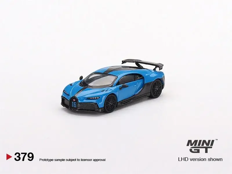 

МОДЕЛЬ TMS MINIGT # 379 1:64 Bugatti Chiron Pur Sport, литая под давлением модель гоночного автомобиля, детские игрушки, подарок