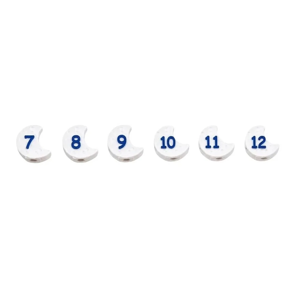 6/30PCS 1-30 Numbered Numbered Pencil Toppers Non-Slip Color Coded Pencil Tracking Markers Sturdy Space-Themed