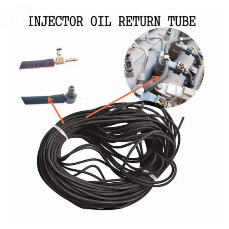 1m Diesel Fuel Injector Oil Return Pipe Tube for BOSCH 110 Isuzu CHANGCHENG