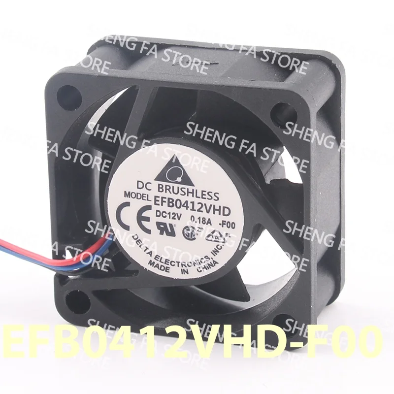 Cooling Fan EFB0412VHD-F00 Delta 5V 24V 48V DC 12V 0.18A AC EC 4020 40X40X20MM 4CM Large air Volume Double Ball Bearing Chassis