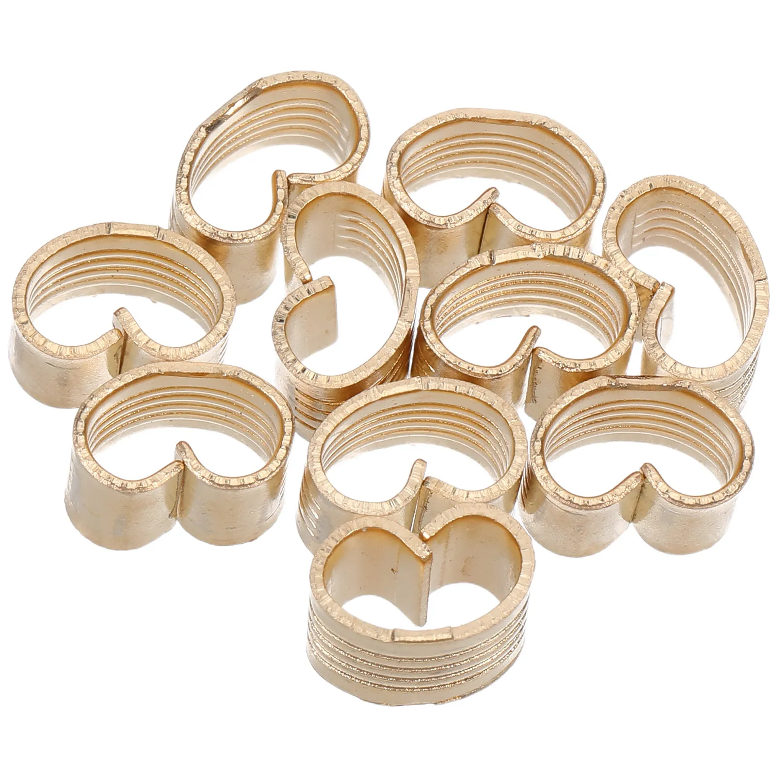 

10 шт. медных зажимов-коннекторов 2GT для ремней 6 мм, для 3D-принтеров, обжимные соединители, крепежные клипсы для проводов и кабелей