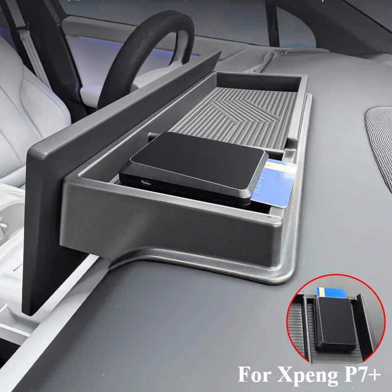 

Задняя коробка для хранения экрана, коробка для хранения салфеток для Xiaopeng P7 + аксессуары для салона автомобиля, аксессуары для модификации