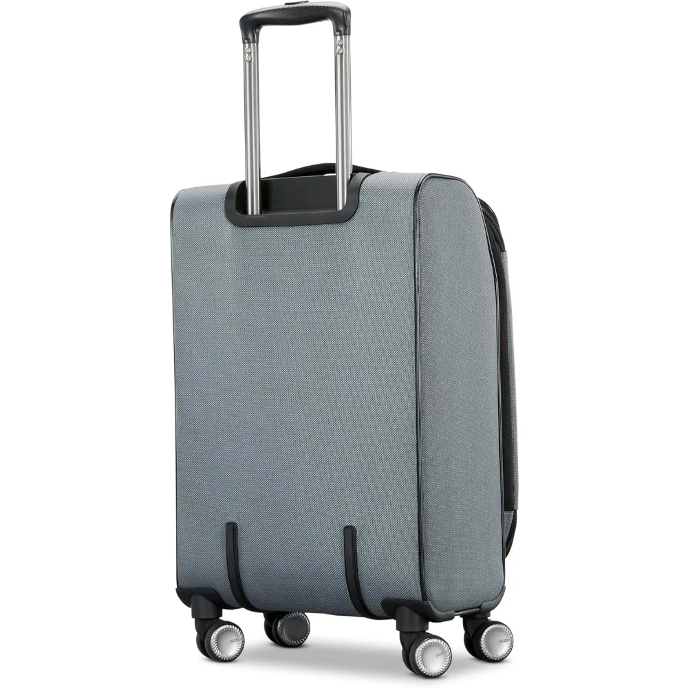 Zweiteiliges erweiterbares Soft-Side-Gepäckset mit Spinnerrädern, Graphit