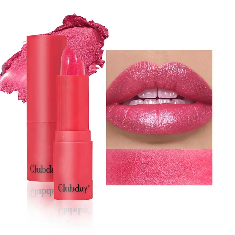 8 Colors Waterproof Non-stick Sparkling Lipstick Long Lipstick Red Makeup Lasting Glamor Cosmetics Lip Moisturizing R3c8