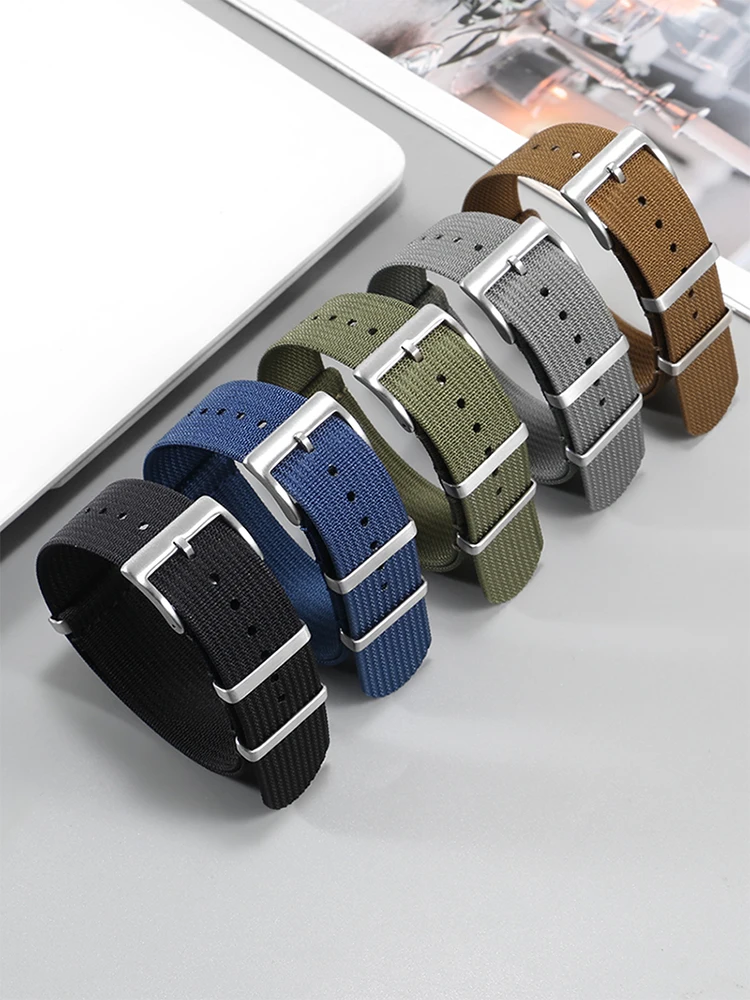 

Nylon watch suitable for precision diving watch, citizen water ghost Casio seagull starfish canvas bracelet