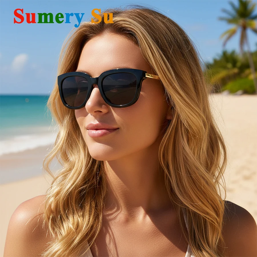 

Ретро-винтажные солнцезащитные очки оверсайз для женщин и мужчин, дизайнерские люксовые очки, модные для путешествий и вождения, 12 цветов, оптом, тренд 2026 года