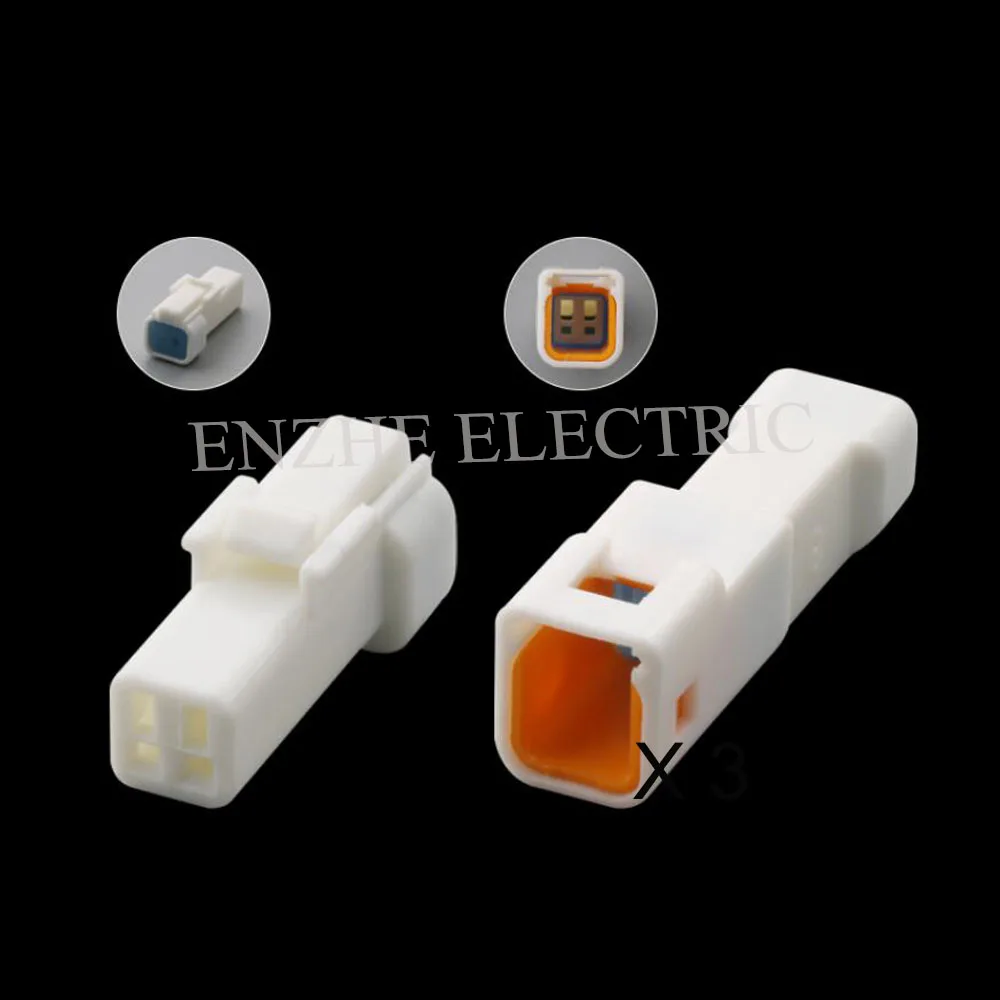 200set DJ7024Y-0.6-11/21 car wire  cable Waterproof sheath 2 pin connector automotive Plug socket include terminal seal