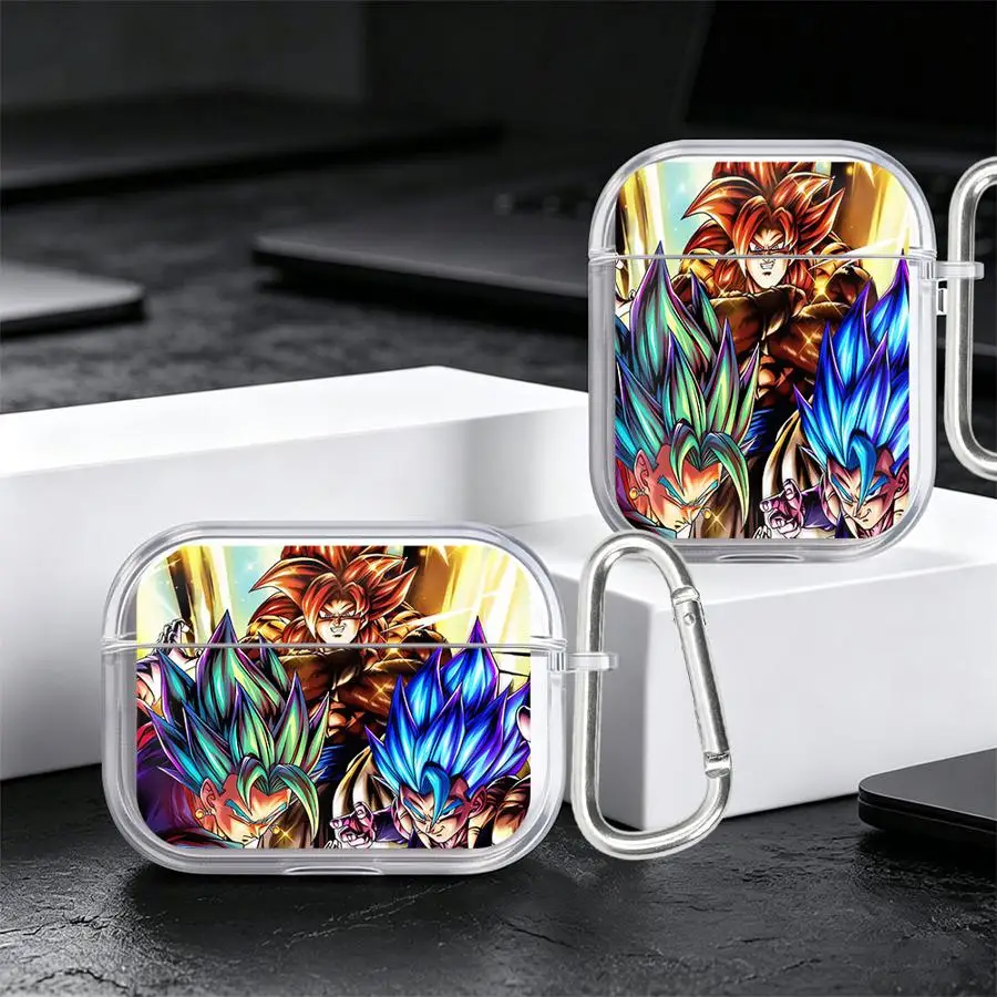 Case For Airpods 5 Pro Pro3 2 Pro2 1 3 4 Clear Earphone Cases Cover D-ragon Ballss Fusion