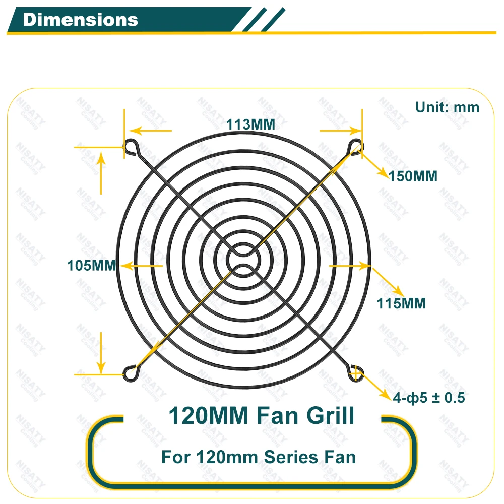 

Качественные решітки вентилятора 120 мм, 100 шт./коробка, черный, 4,72 дюйма, защита пальцев вентилятора для ПК, 12 см, металлическая сетка «сделай сам», железный корпус для компьютера, гриль вентилятора