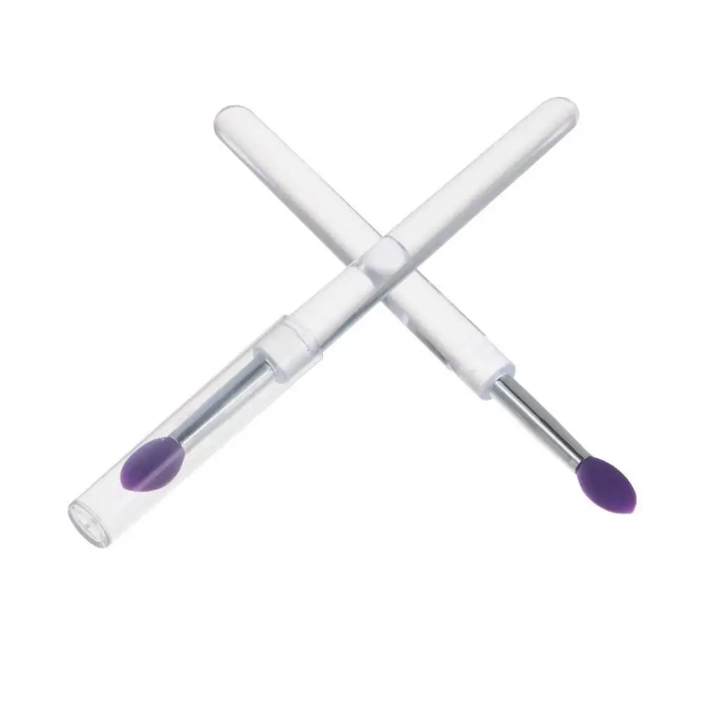 Herramientas de belleza para niñas, herramientas cosméticas, corrector, máscara labial, pinceles para labios con tapa protectora, pinceles de maquillaje, aplicadores de lápiz labial