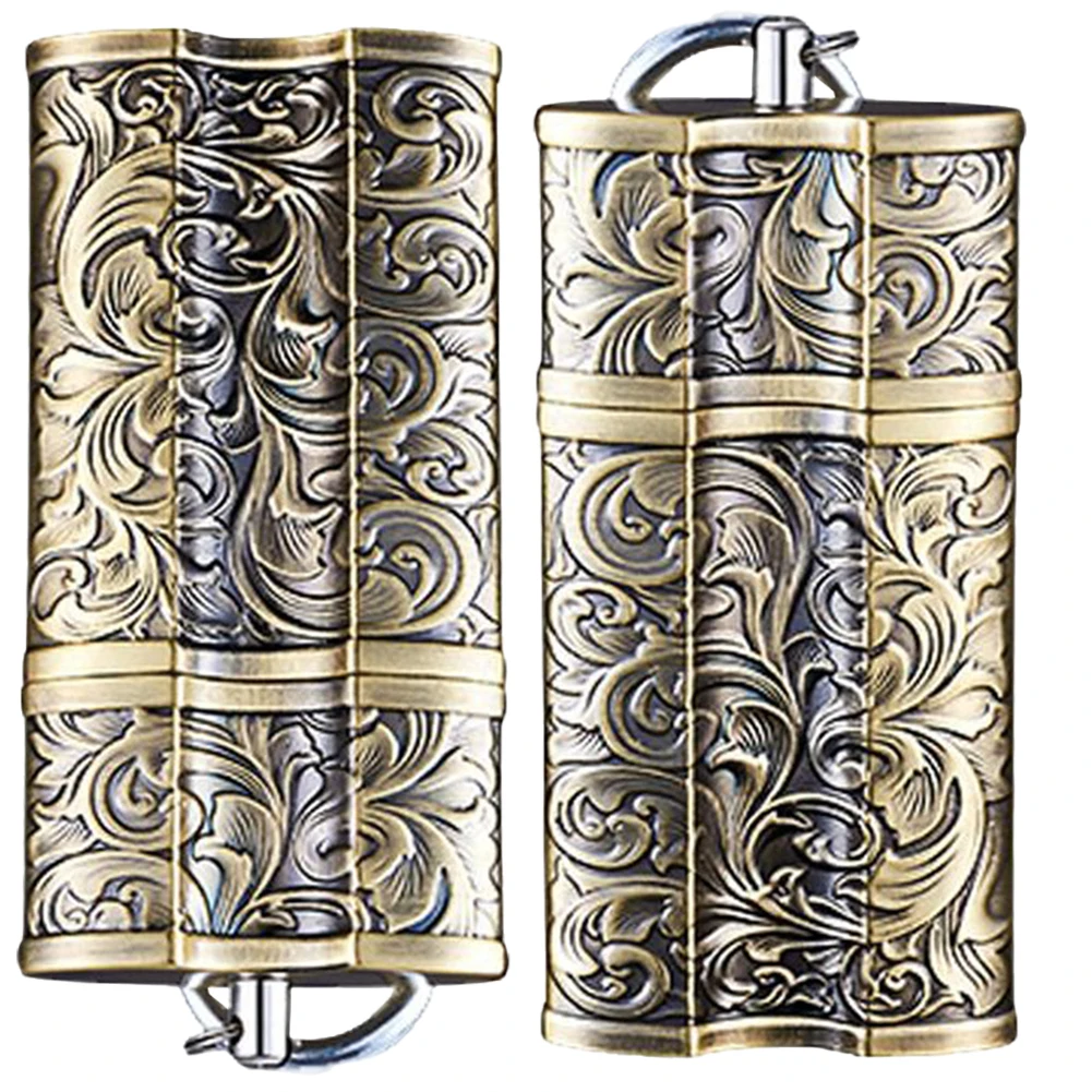 

Мини-портативная пепельница с карабином, уличная металлическая пепельница для сигарет, выдвижная пепельница для мужчин и отцов