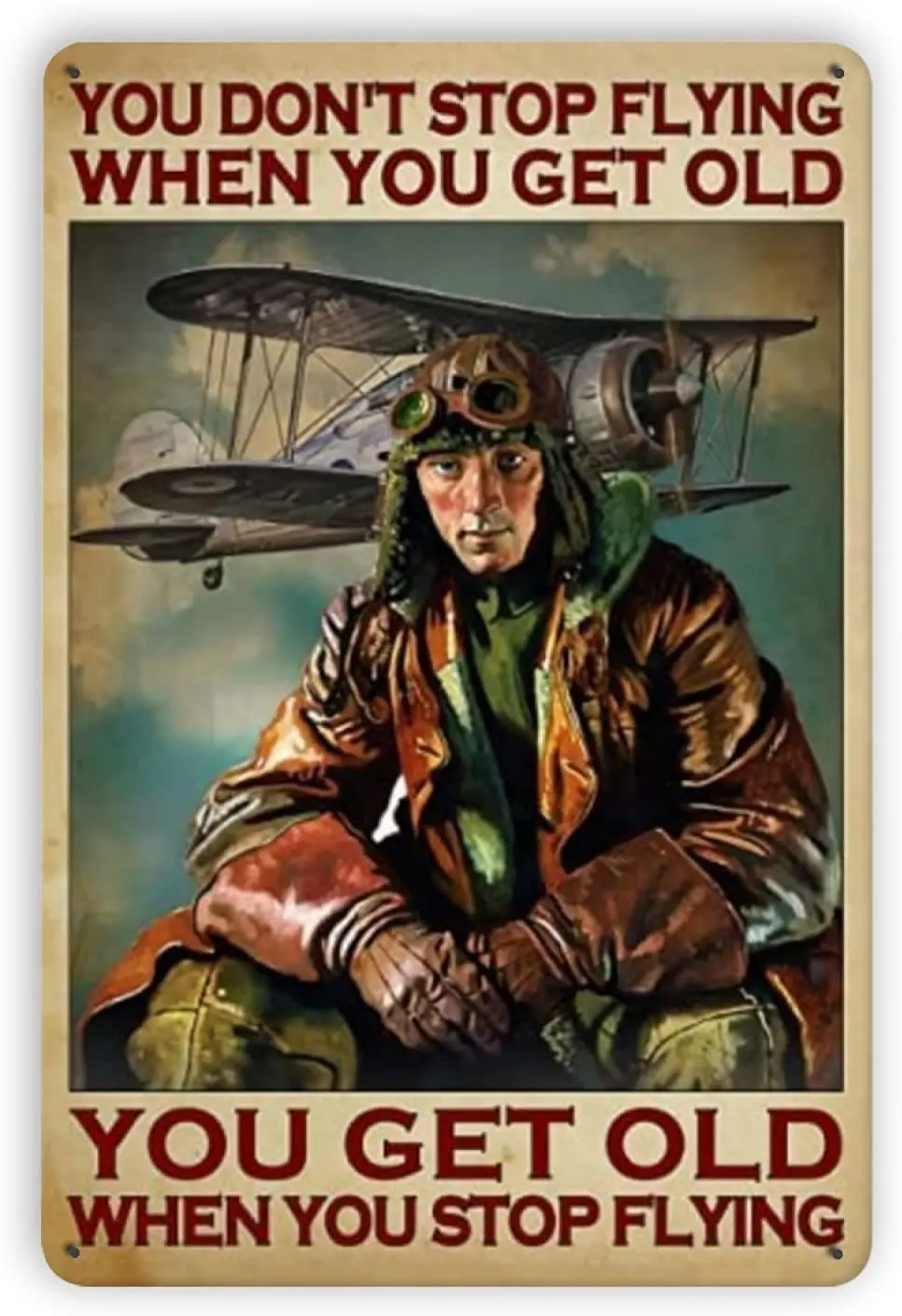 Вы не перестаёте летать, когда стареете, винтажные металлические жестяные знаки, ретро настенные художественные Декоративные плакаты, забавная домашняя ферма, ванная, бар, человек