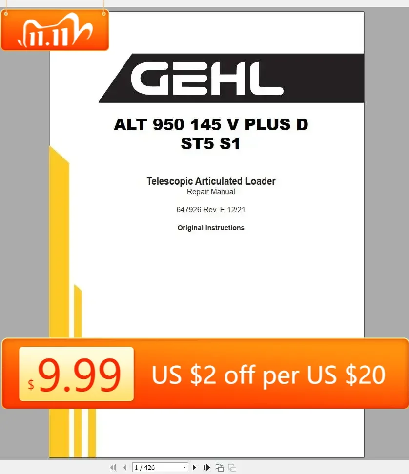 

TruckEPC GEHL Machinery Heavy Equipment 4,89 ГБ PDF 2022, сервисные руководства, DVD с гидравлической и электрической схемой