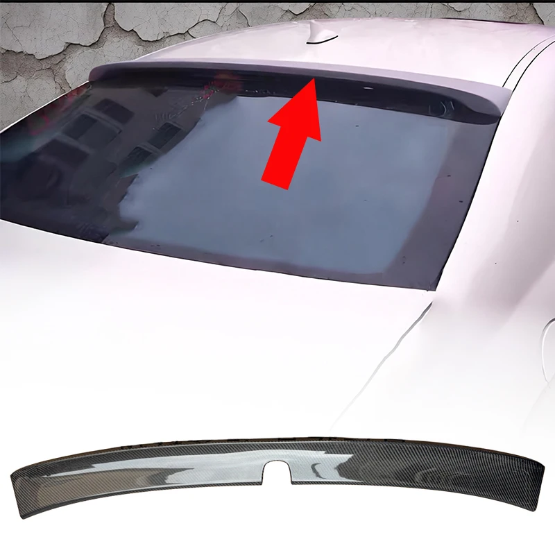 Roof Spoiler Wings For 2004-2010 Mercedes Benz W219 CLS350 CLS500 CLS55 AMG Car Rear Trunk Boot Lip Auto Exterior Accessories