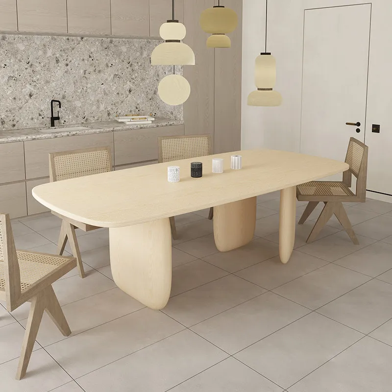Modern Luxury Dining Table Extending Lounge Designer Conference Dining Table Writing Poker Mesas De Comedor Kitchen Furniture
