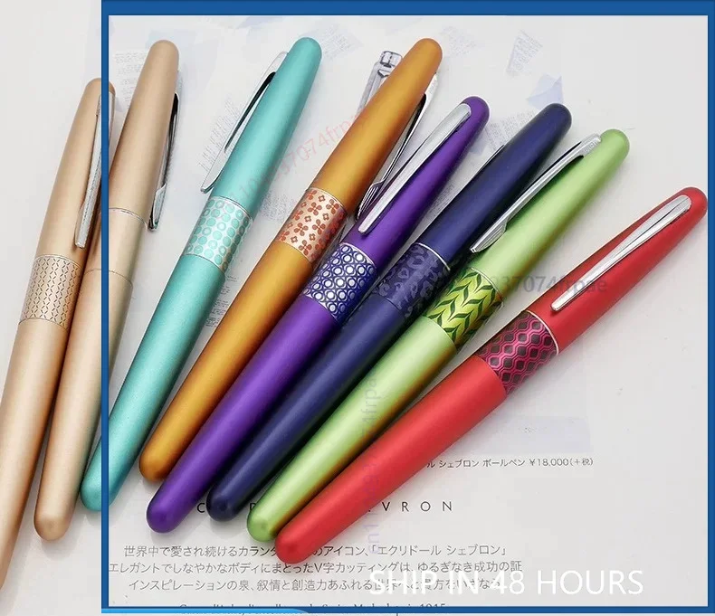 For Japan PILOT 88G Gloss Coated Fountain Pen Multi-color Option Student Practice Office Stationery（with CON-40 ink refill）