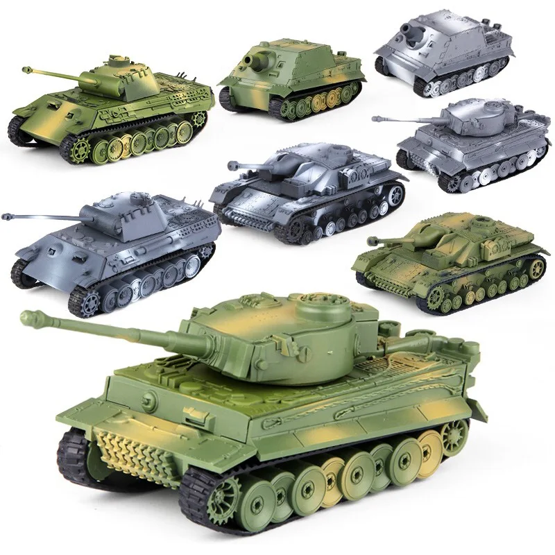 1/72 Wojna światowa Niemcy Czołg tygrysi Model puzzli Zabawka wojskowa