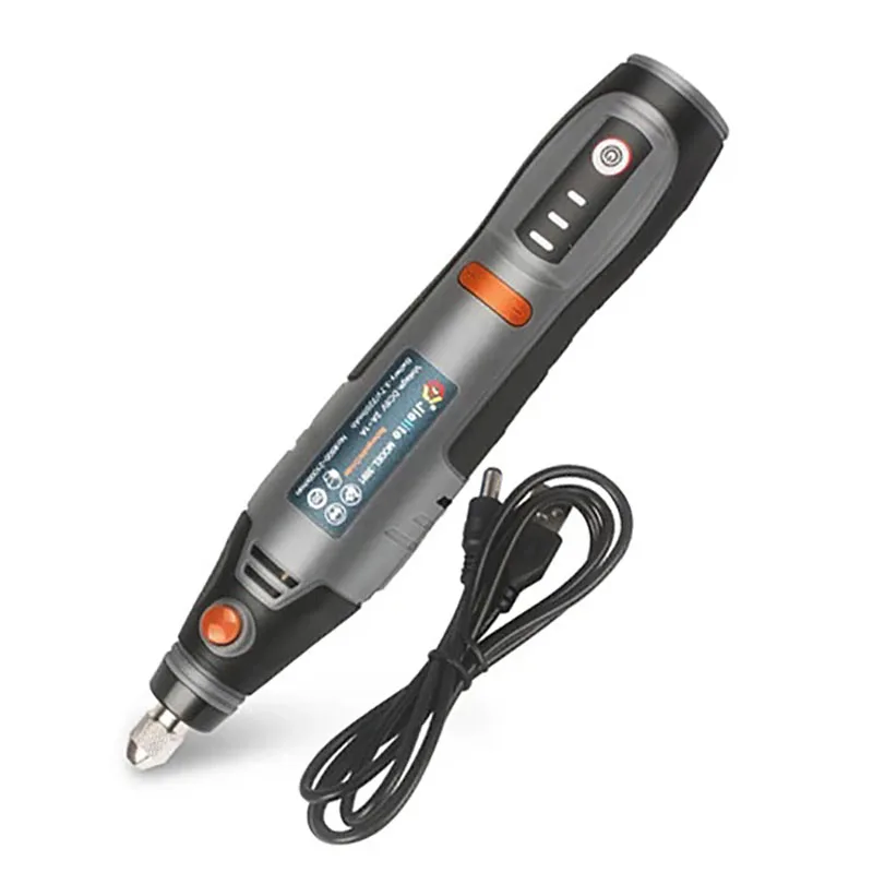 USB Cordless Rotary Tool Dremel DIY Mini Drill Engraving Pen Electric 3 Speed Mini Wireless Drill Set 8500r-21000r/min