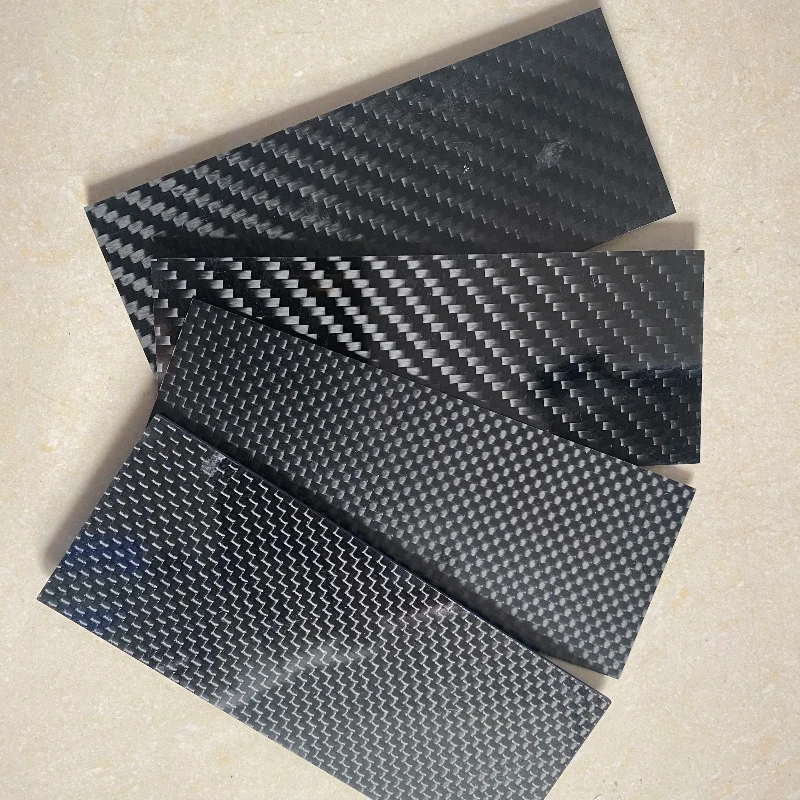 

125MM X 50MM Glossy Surface 3K Carbon Fiber Sheet Plate Panel 0.25mm to 6mm High Composite Hardness RC Model