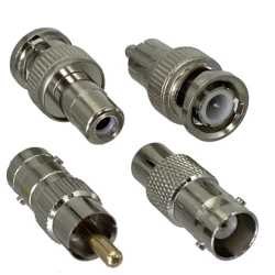 1pcs BNC to RCA TV Male Plug & Female Jack center RF adapter connector 50ohm Wire Terminals