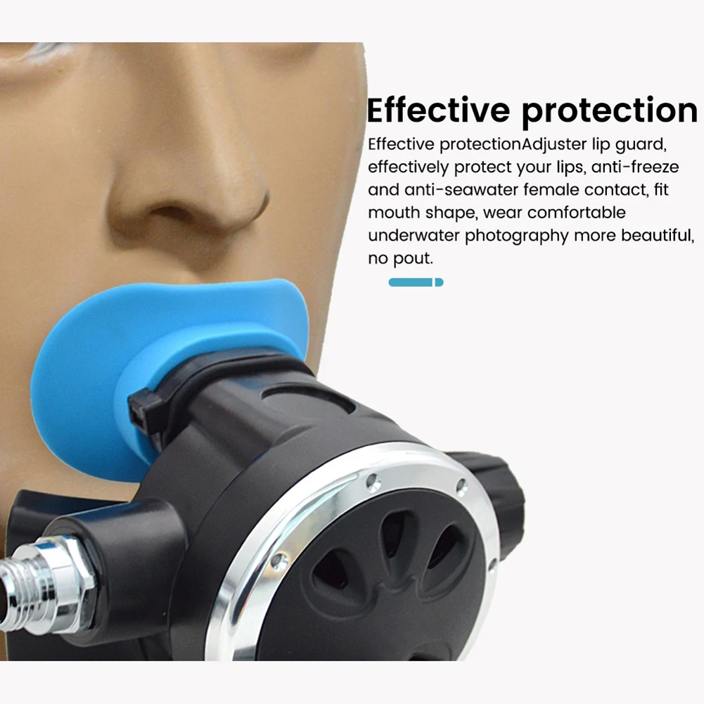 Silicone Snorkel Regulator Mouthpiece Soft Silicone Diving Equipment Breathing Tube Accessories For Scuba Diving