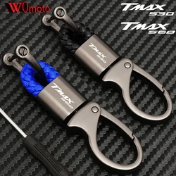 Custom Logo For Yamaha Tmax 530 Tmax560 Tmax 530 560 Metal Keychain Kering Metal Key Chain Ring Lanyard Motorcycle Parts