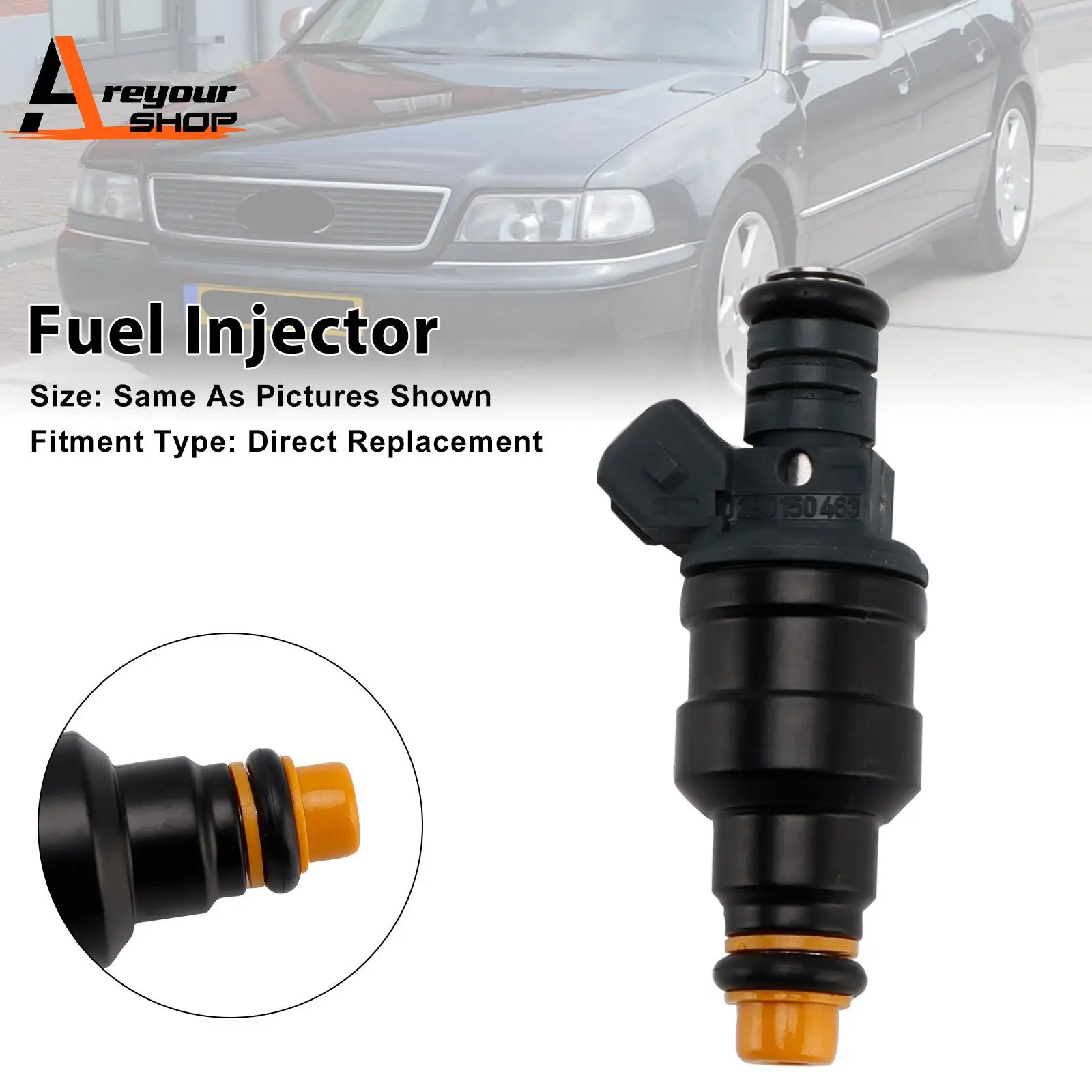 

Areyourshop 1 шт./8 шт. топливная форсунка для Audi A8 V8 S6 S4 Quattro 3.6L 3.7L 4.2L 0280150463