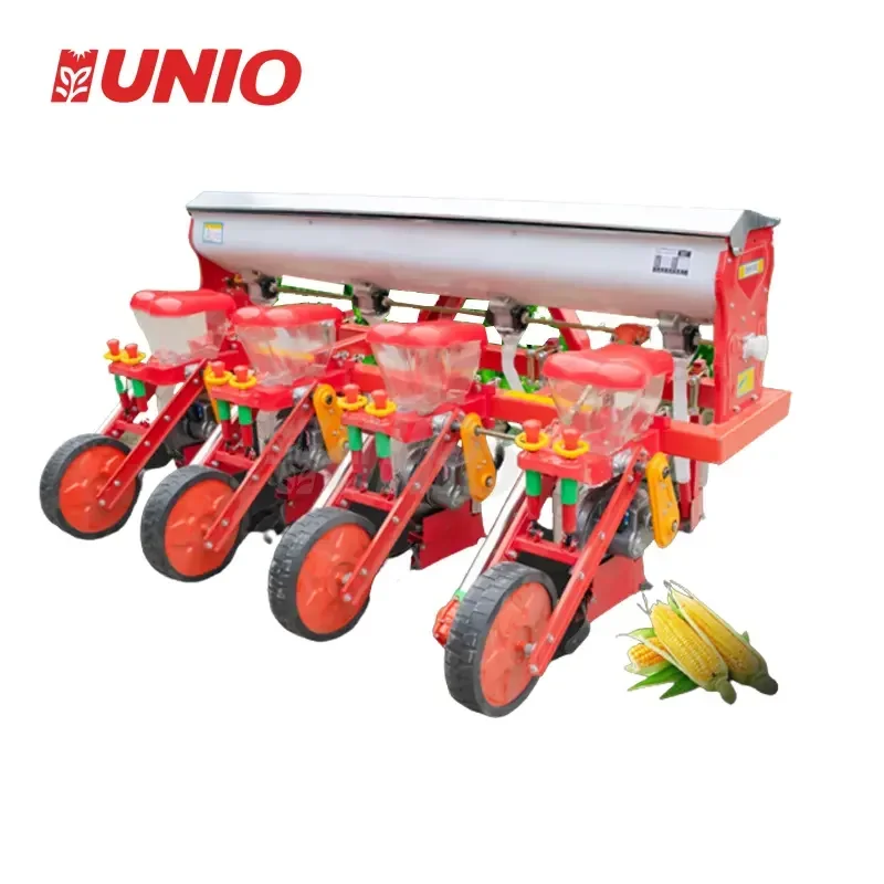 New Hot Sell Small Farm Equipment Small Tractor Corn Planter Precision Corn Planter Vacuum Corn Plantereal Four-Wheel Seeder