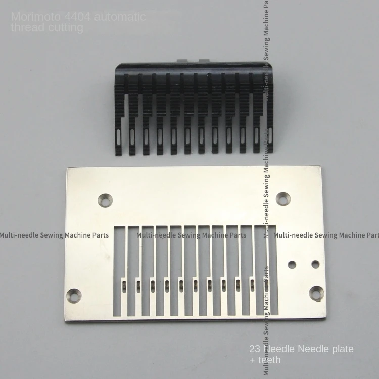 

1set 23-Needle Automatic Thread Cutting Needle Plate Feed Dog for Senben 4404 Hikari Hw800 Industrial Sewing Machine