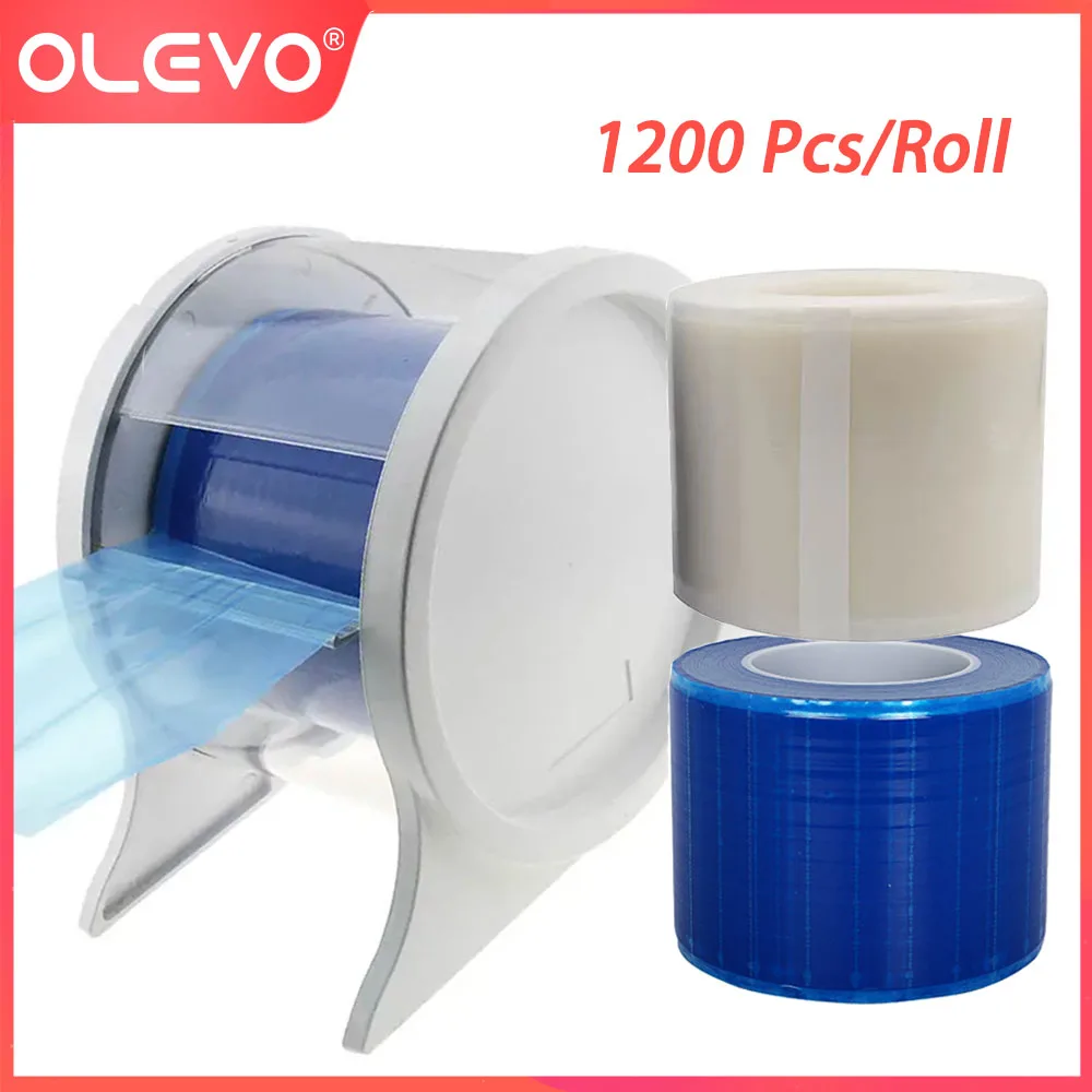 OLEVO 1200 Pcs Dental Disposable Barrier Film Tape Plastic Sheets Protecting Film Holder Oral Protective Isolation Membrane