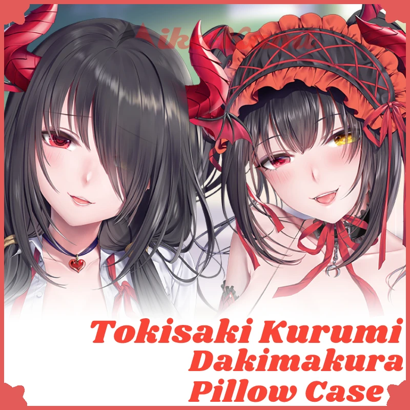 

Tokisaki Kurumi Dakimakura Date A Live наволочка для всего тела сексуальная обнимающая подушка наволочка домашнее постельное белье Декор отаку подарок