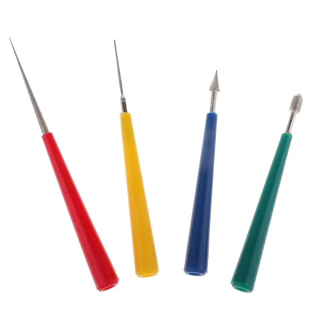 Diamond Needle File Set Multicolor Metal Hand Craft Tool Kit for Jewelry Carving Watch Repair