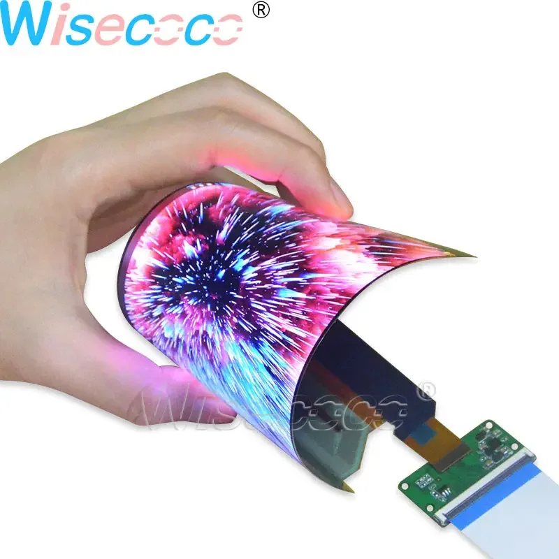 

Wisecoco 5.99Inch 6 Inch Flexible OLED Display 2880*1440 IPS 2K AMOLED Screen MIPI USB-C Controller Driver Board